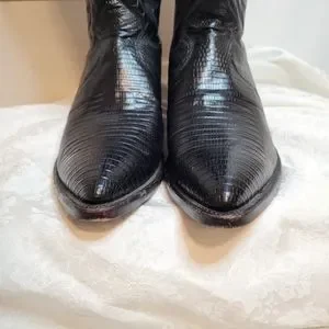 Justin Boots | Shoes | Justin Exotic Black Lizard Western  display picture 3
